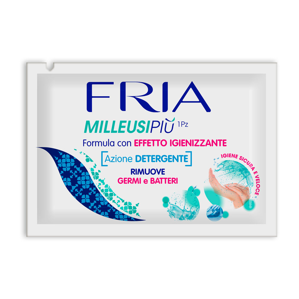 Salviette Milleusi Igienizzante Monodose - Scatola da 100 pezzi - FRIA  Hotellerie - Diva Shopping