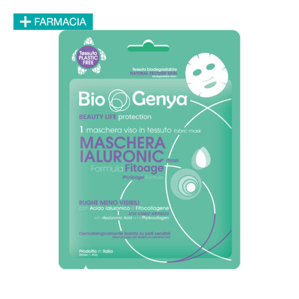 maschera viso acido ialuronico biogenya